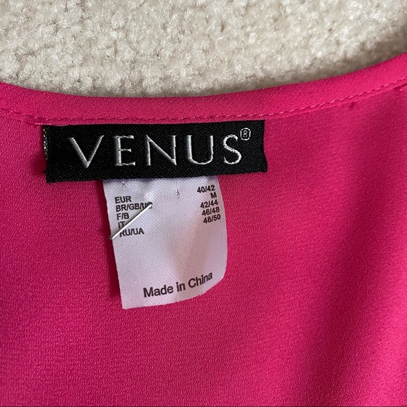 VENUS Pink Ruffle Front Blouse - Picture 4 of 6